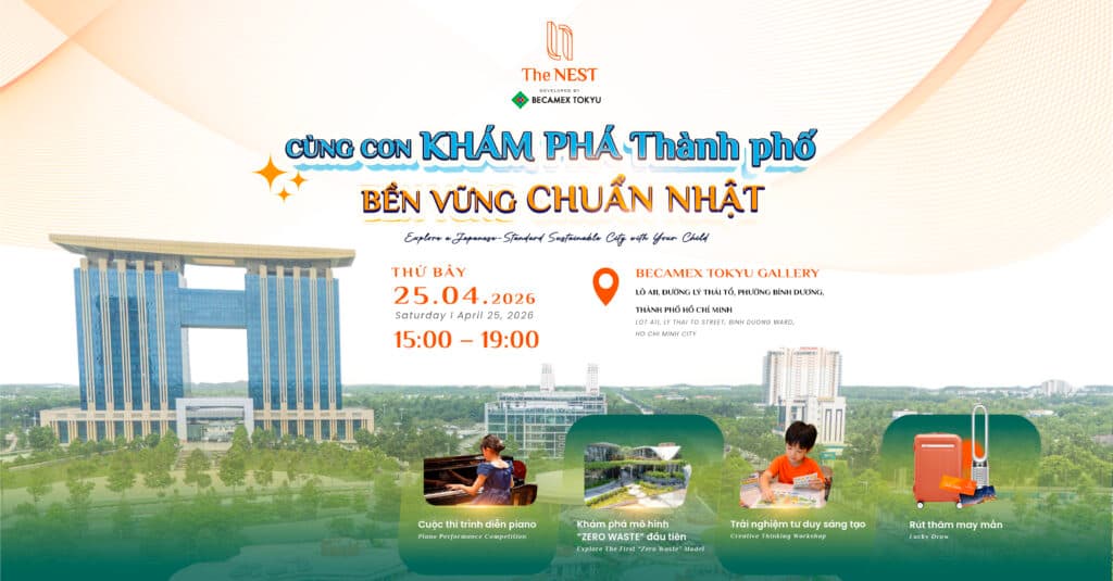 SỰ KIỆN CÙNG CON KHÁM PHÁ THÀNH PHỐ BỀN VỮNG CHUẨN NHẬT