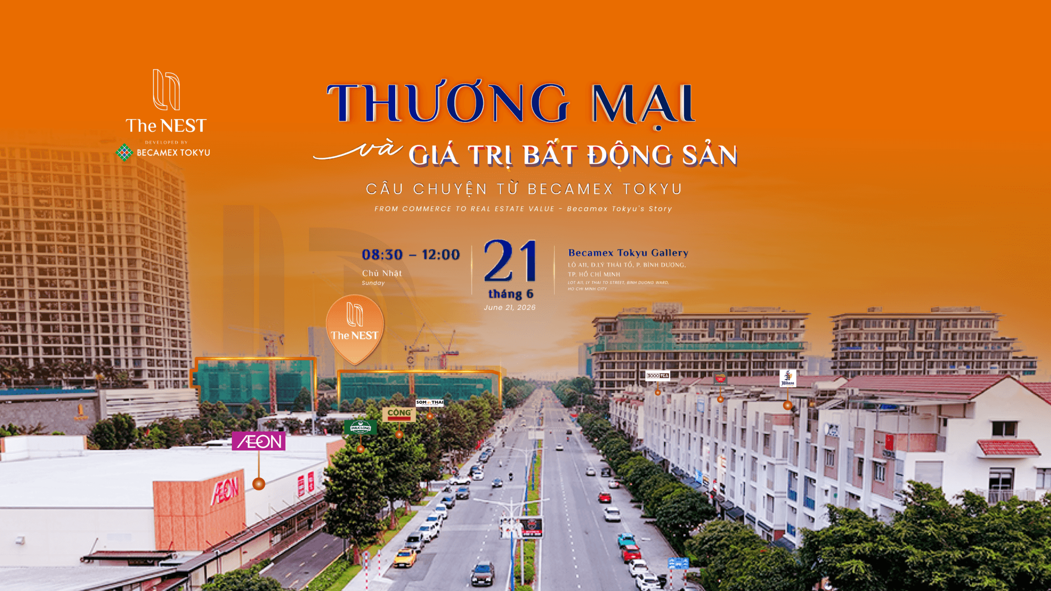 SỰ KIỆN THƯƠNG MẠI VÀ GIÁ TRỊ BẤT ĐỘNG SẢN - CÂU CHUYỆN TỪ BECAMEX TOKYU